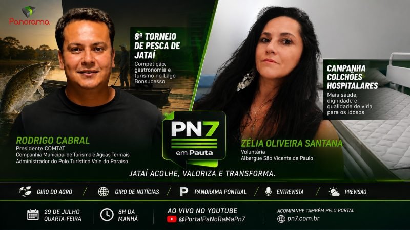 AO VIVO | PN7 em Pauta: Torneio de Pesca, Agro, IA e Solidariedade