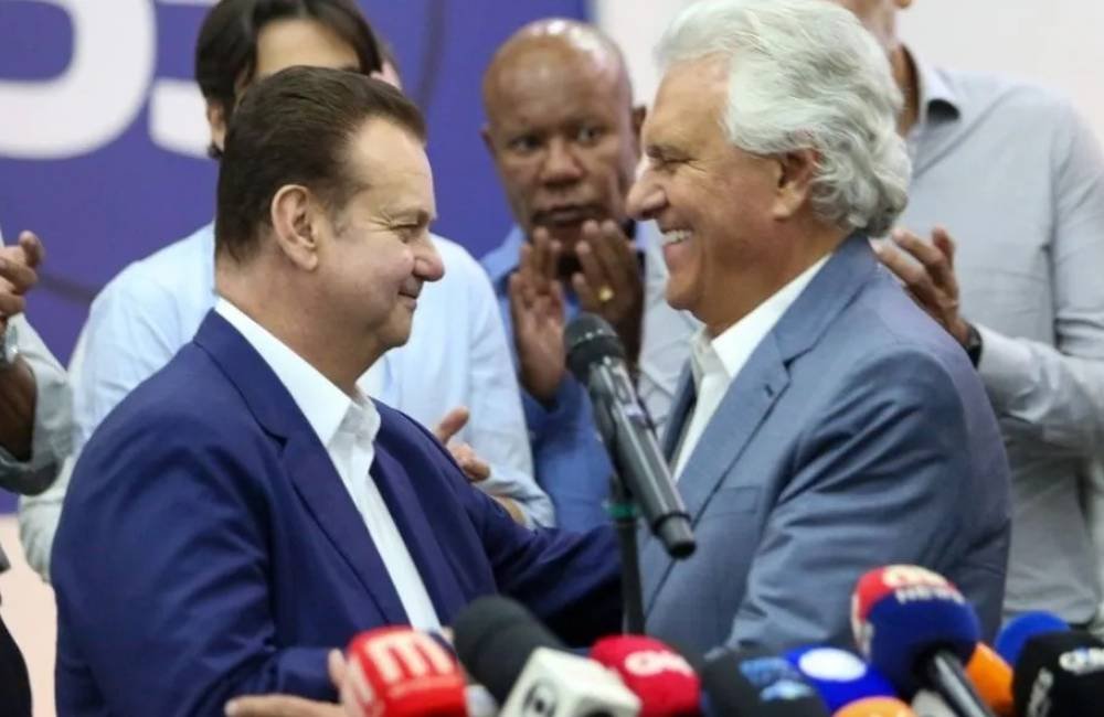 Caiado oficializa Gilberto Kassab como candidato a vice-presidente em chapa do PSD