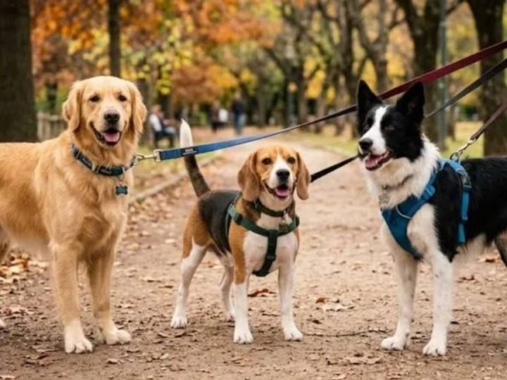 Coleira, peitoral ou arnês? Saiba qual é a melhor escolha para passear com seu cachorro