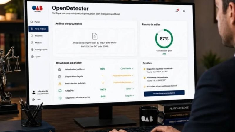 Erros da inteligência artificial levam OAB a lançar ferramenta para conferir petições e decisões judiciais