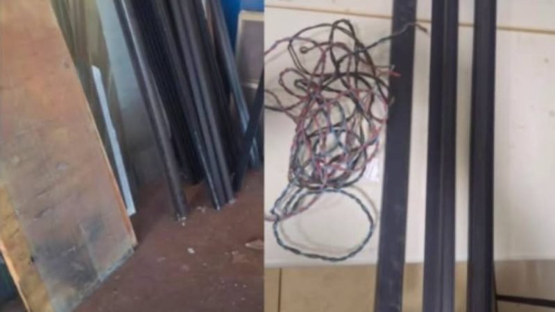 Homem é preso em flagrante suspeito de furtar barras de alumínio de empresa em Jataí