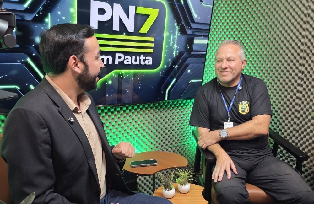 Marcelo Fiório participa do PN7 em Pauta e esclarece dúvidas sobre trânsito, fiscalização e segurança viária em Jataí