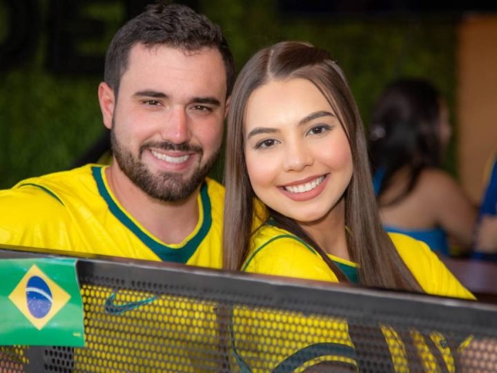 GALERIA DE FOTOS | Confira os cliques da torcida no Beer Garden durante Brasil x Noruega