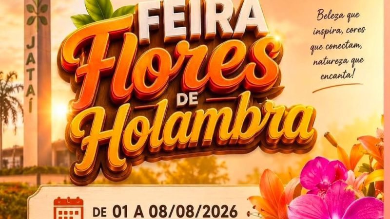 AGENDA | Feira Flores de Holambra chega a Jataí com exposição de flores, plantas e paisagismo de 1º a 8 de agosto