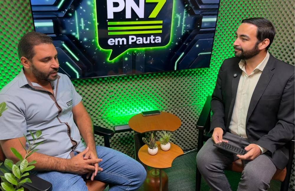 Mauro Filho participa do PN7 em Pauta e destaca empreendedorismo, inovação e o papel do Summit 2026 no desenvolvimento regional
