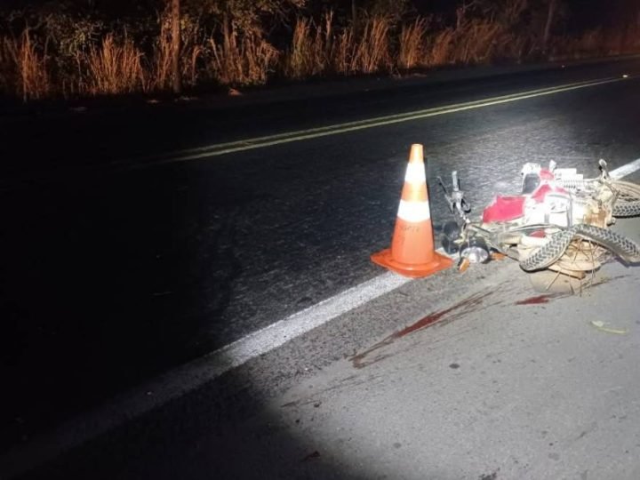 Motociclista morre após colisão frontal com caminhão na BR-153, em Goiás