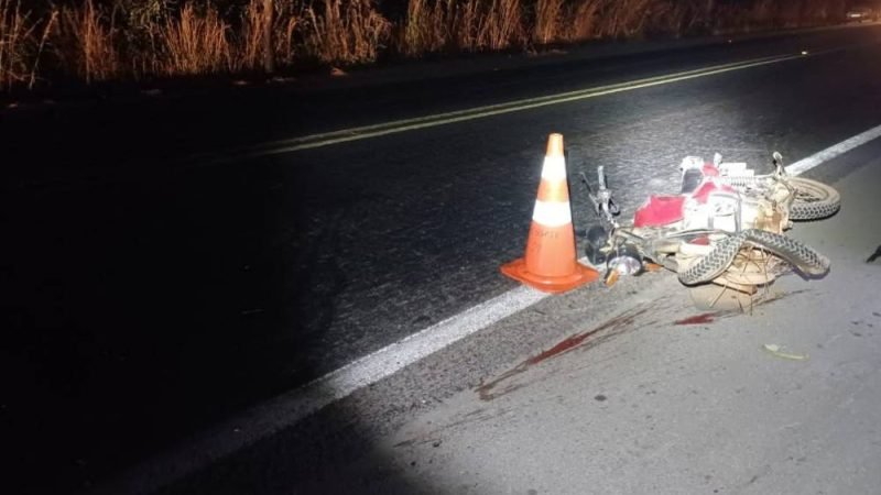 Motociclista morre após colisão frontal com caminhão na BR-153, em Goiás