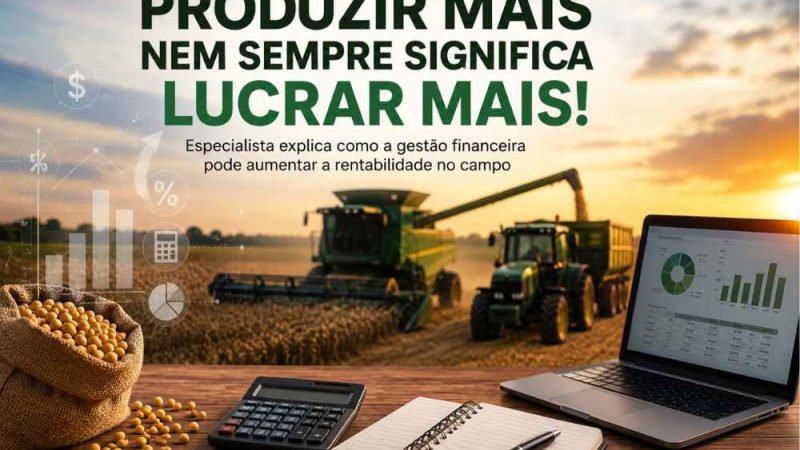 Produzir mais nem sempre significa lucrar mais no agronegócio, alerta especialista em gestão de fazendas