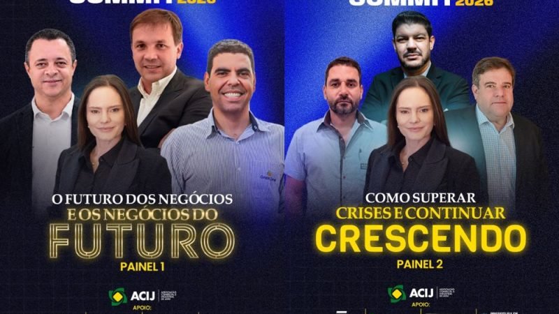AGENDA | Summit 2026 da ACIJ reúne especialistas para debater inovação, gestão e estratégias de crescimento em Jataí