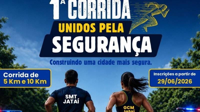 AGENDA | 1ª Corrida Unidos pela Segurança será realizada em setembro em Jataí