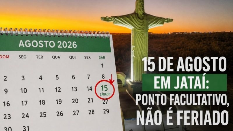 15 de agosto não é mais feriado em Jataí; entenda o que mudou para o Dia da Padroeira