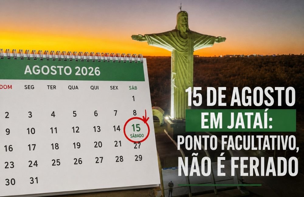 15 de agosto não é mais feriado em Jataí; entenda o que mudou para o Dia da Padroeira