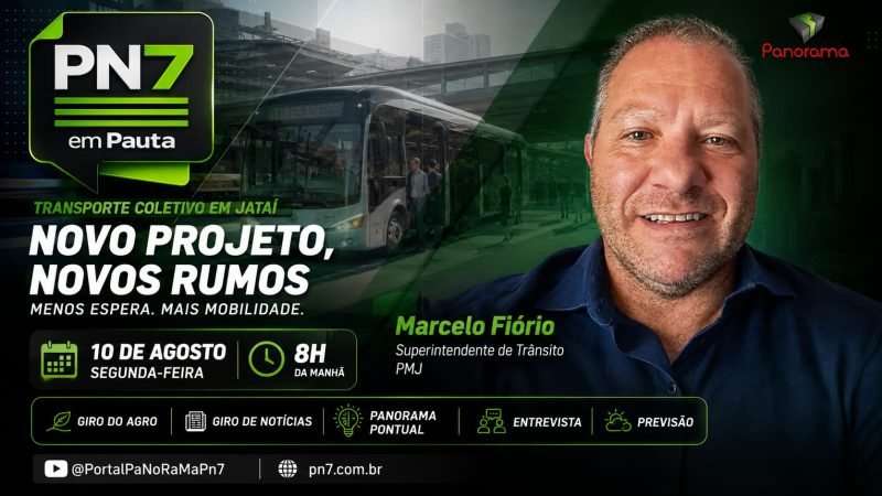 AO VIVO | Novo transporte coletivo de Jataí é debatido no PN7 em Pauta