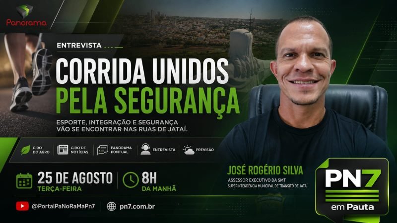 AO VIVO | PN7 em Pauta destaca Corrida Unidos pela Segurança, agro, notícias e previsão do tempo