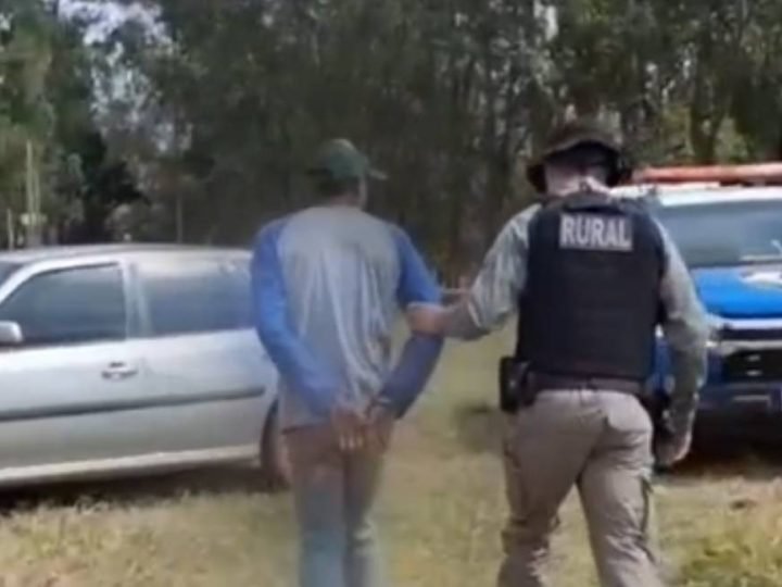 Batalhão Rural prende homem suspeito de estupro contra companheira na zona rural de Cachoeira de Goiás