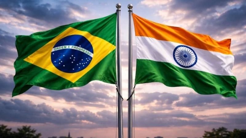 Brasil e Índia reforçam parceria e miram US$ 20 bilhões em comércio até 2030