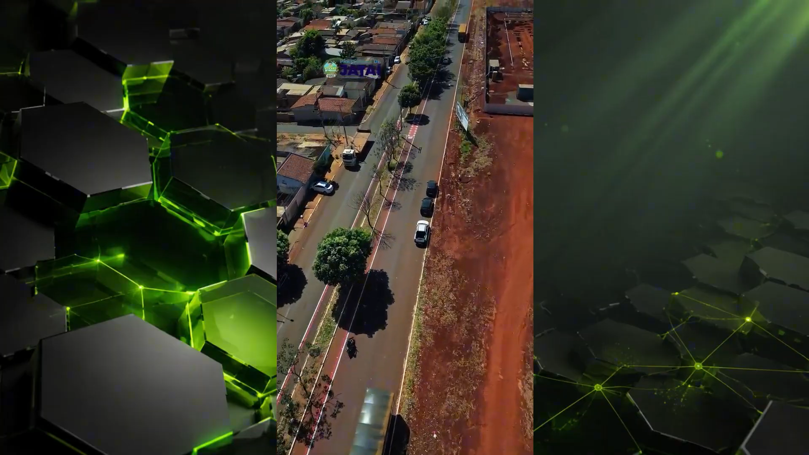 VÍDEO | Jataí ganha faixa exclusiva para pedestres de 4 km