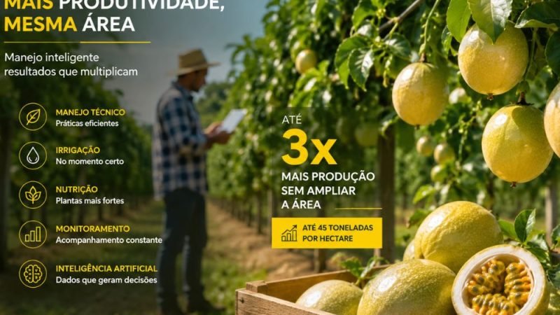 Como produtores de maracujá colhem até três vezes mais sem expandir a área