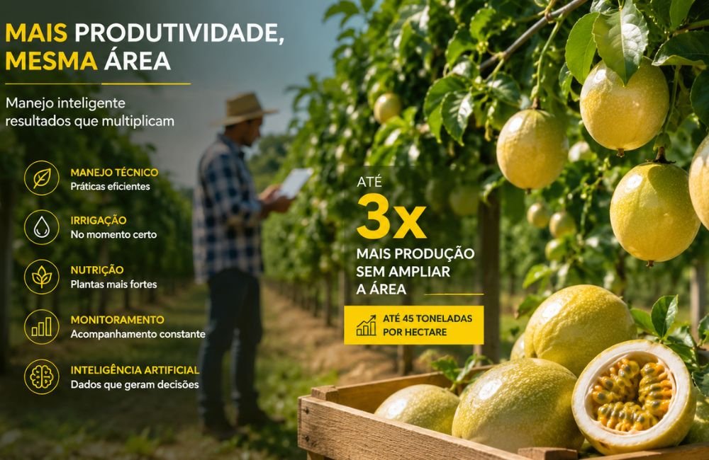 Como produtores de maracujá colhem até três vezes mais sem expandir a área