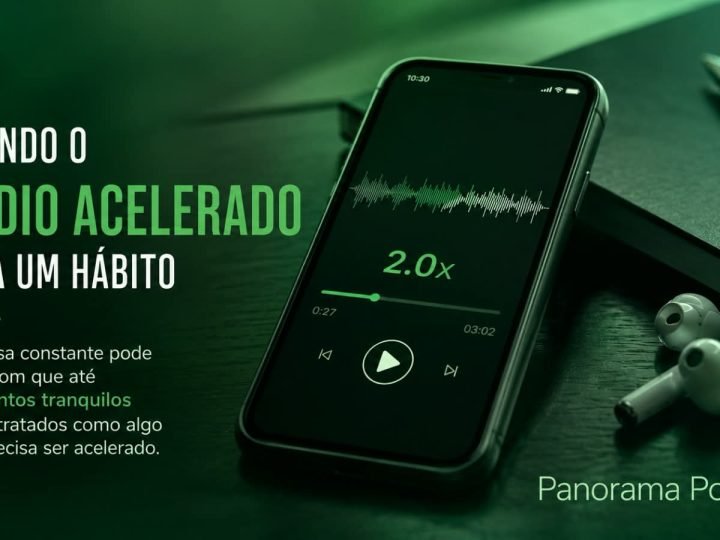 VÍDEO | Áudio em 2x virou hábito? O que essa pressa revela