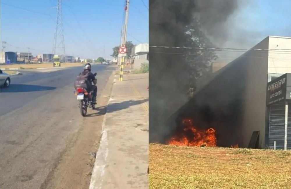 VÍDEO | Jovem é preso suspeito de provocar incêndios criminosos em Goiânia