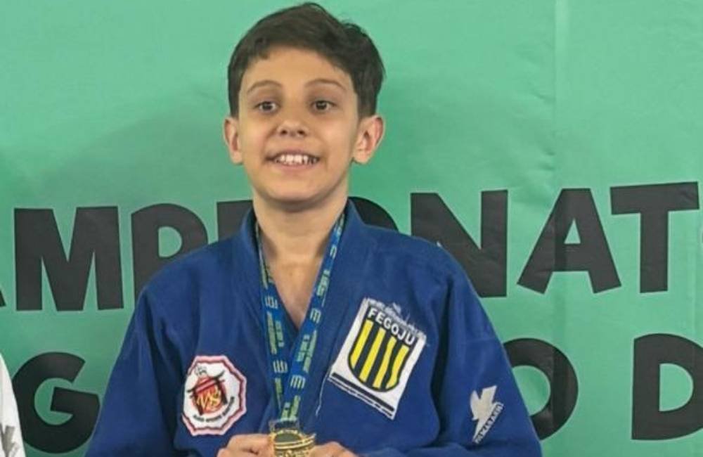 Judoca de Jataí se destaca no Campeonato Brasileiro Sub-13 e fica entre os melhores do país
