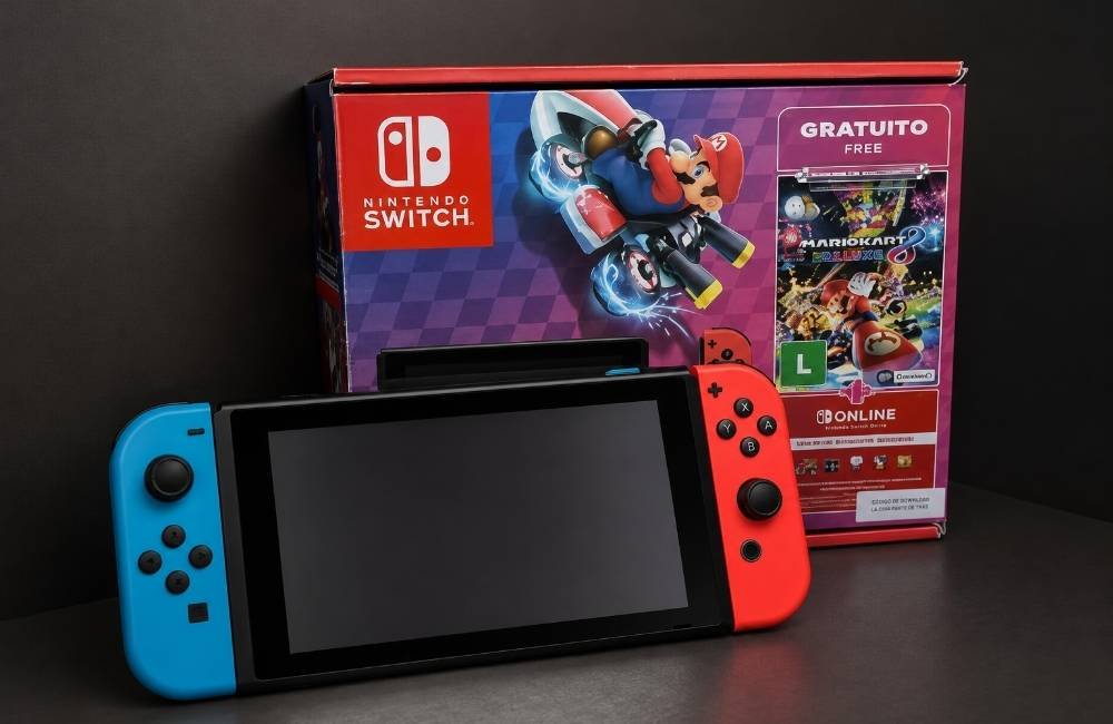 Nintendo Switch V2 seminovo chama atenção entre gamers em Jataí