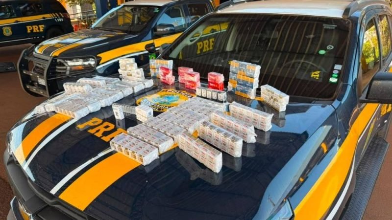 PRF apreende cerca de 1.200 ampolas de tirzepatida escondidas em carro na BR-060, em Jataí