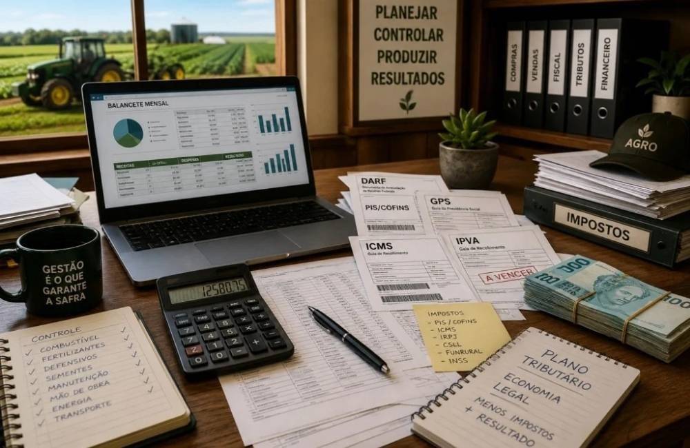 Reforma tributária muda rotina do produtor rural a partir de 2027