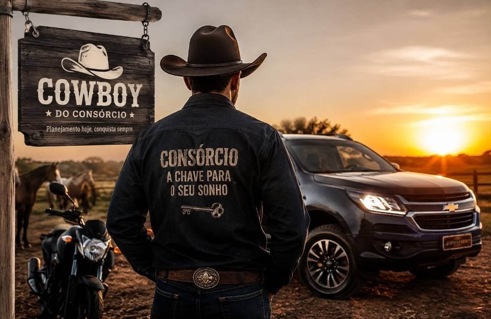 Seu próximo carro pode começar com uma escolha: conheça o Cowboy do Consórcio
