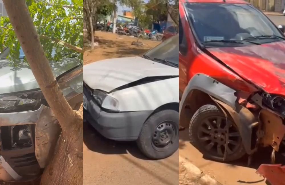 VÍDEO | Acidente envolvendo quatro veículos é registrado em Jataí