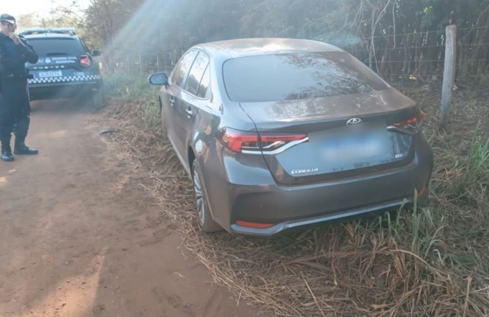 VÍDEO | Carro levado em roubo a residência é localizado pela GCMJ em Jataí