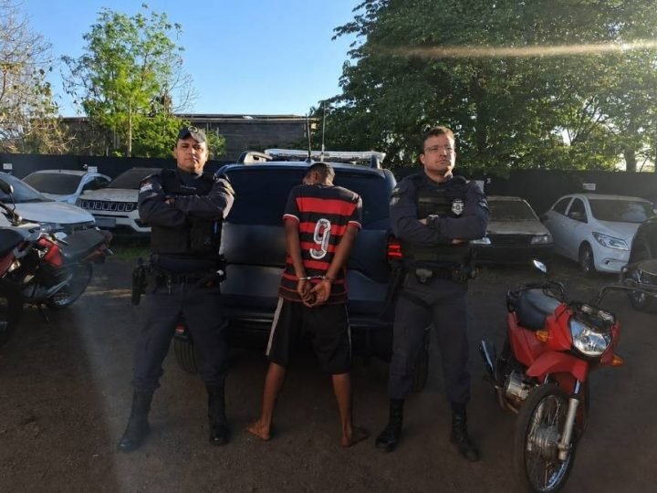 VÍDEO | GCM de Jataí recupera motocicleta furtada poucas horas após o crime e apreende adolescente