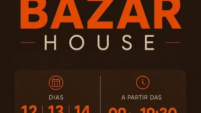 AGENDA | Bazar House reúne grandes marcas em três dias de compras e ofertas em Jataí