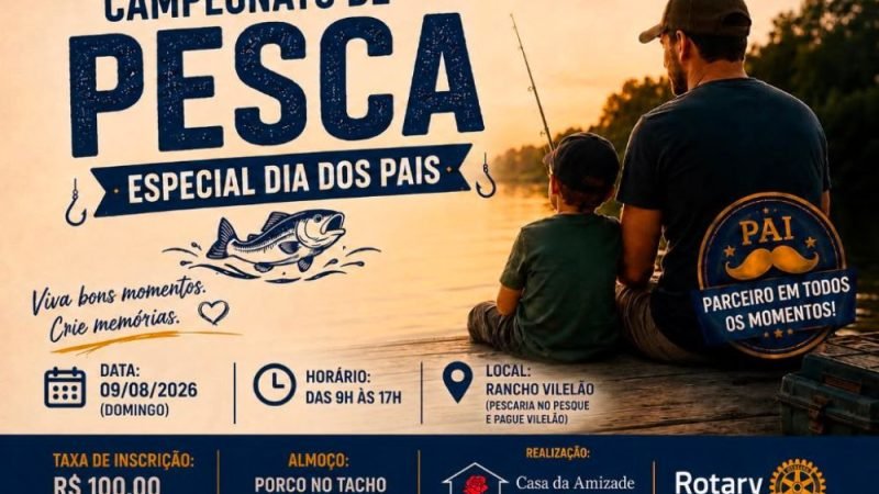 AGENDA | Campeonato de Pesca Especial Dia dos Pais reúne famílias em Jataí neste domingo (9)