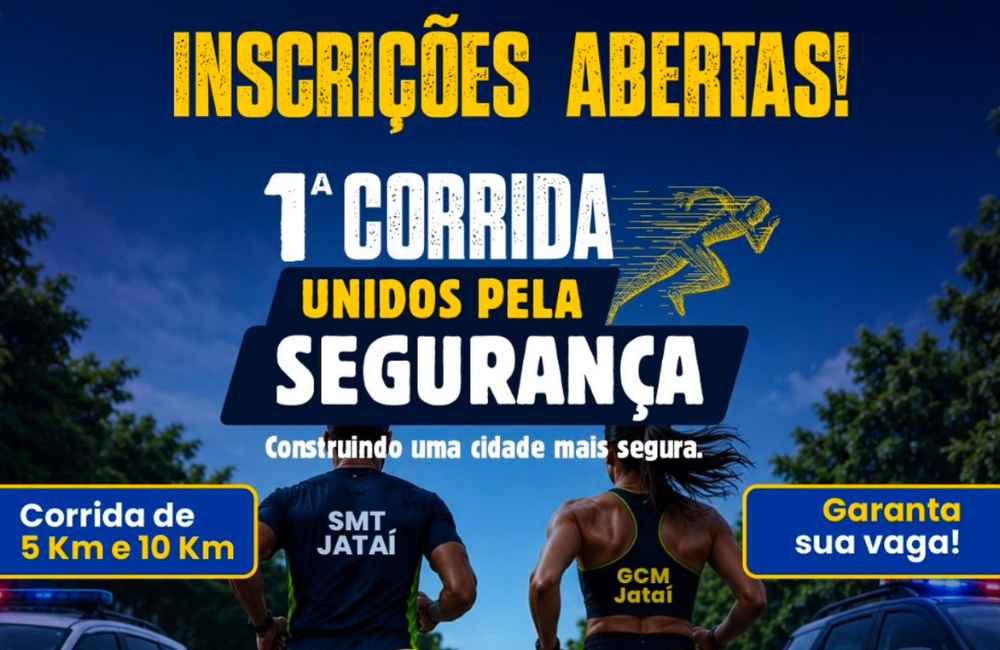 Corrida em Jataí terá percursos de 5 e 10 km e R$ 10 mil em premiações