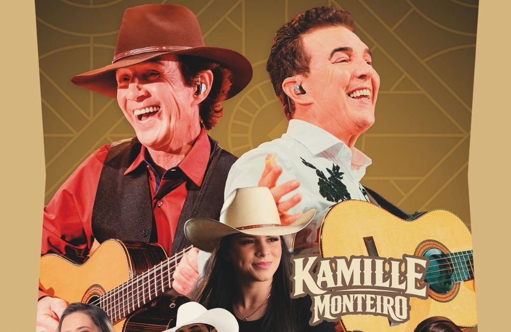 Cartaz do show de Di Paullo e Paulino em Jataí no dia 17 de outubro de 2026