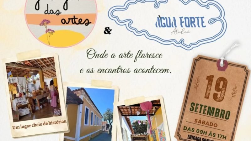 AGENDA | Garagem das Artes e Água Forte Ateliê promovem feira de arte em Jataí