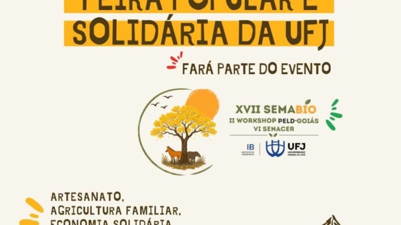 AGENDA | Feira Popular e Solidária da UFJ acontece nesta sexta-feira (4) em Jataí