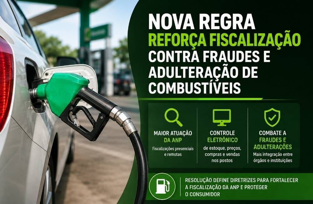 Nova regra amplia fiscalização contra fraudes e adulteração de combustíveis no país