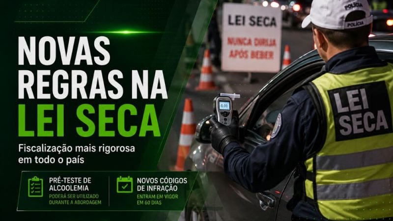 VÍDEO | Lei Seca tem novas regras de fiscalização em todo o Brasil