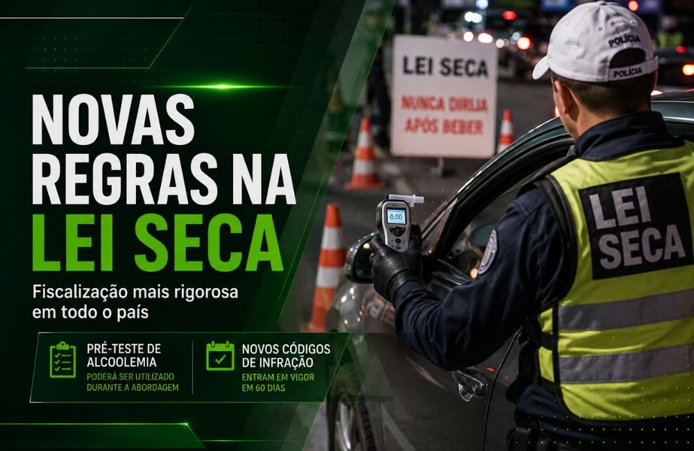 VÍDEO | Lei Seca tem novas regras de fiscalização em todo o Brasil