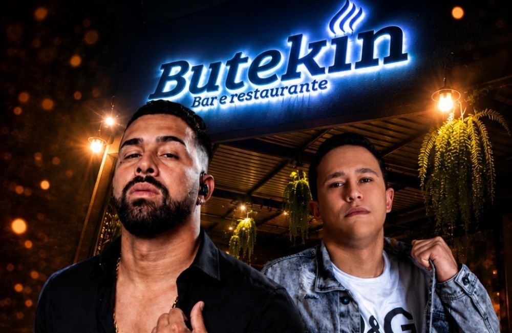 Cartaz do evento de pagode com Renanzinho e DJ Murilo Rocha no Butekin em Jataí