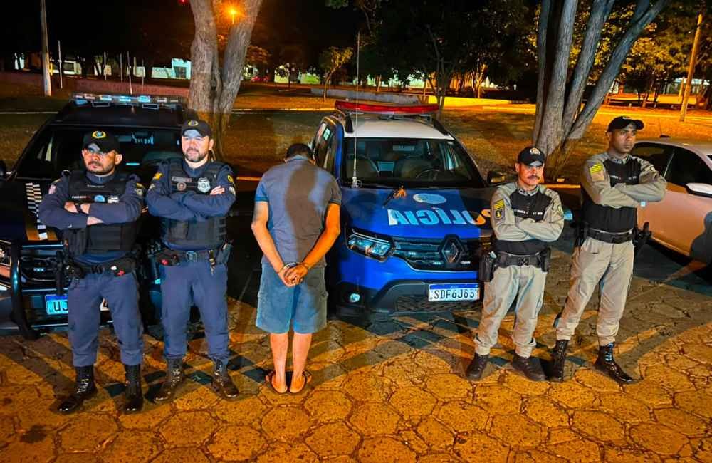 VÍDEO | Homem é preso após ameaçar companheira e efetuar disparo em Jataí