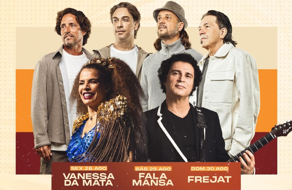 AGENDA | XII Festival Gastronômico de Trindade acontece de 28 a 30 de agosto com shows de Vanessa da Mata, Falamansa e Frejat
