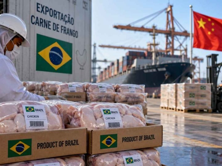 China amplia exportações de frango e pode disputar mercados com o Brasil