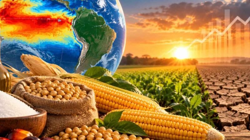 Clima e El Niño aumentam pressão sobre preços mundiais dos alimentos