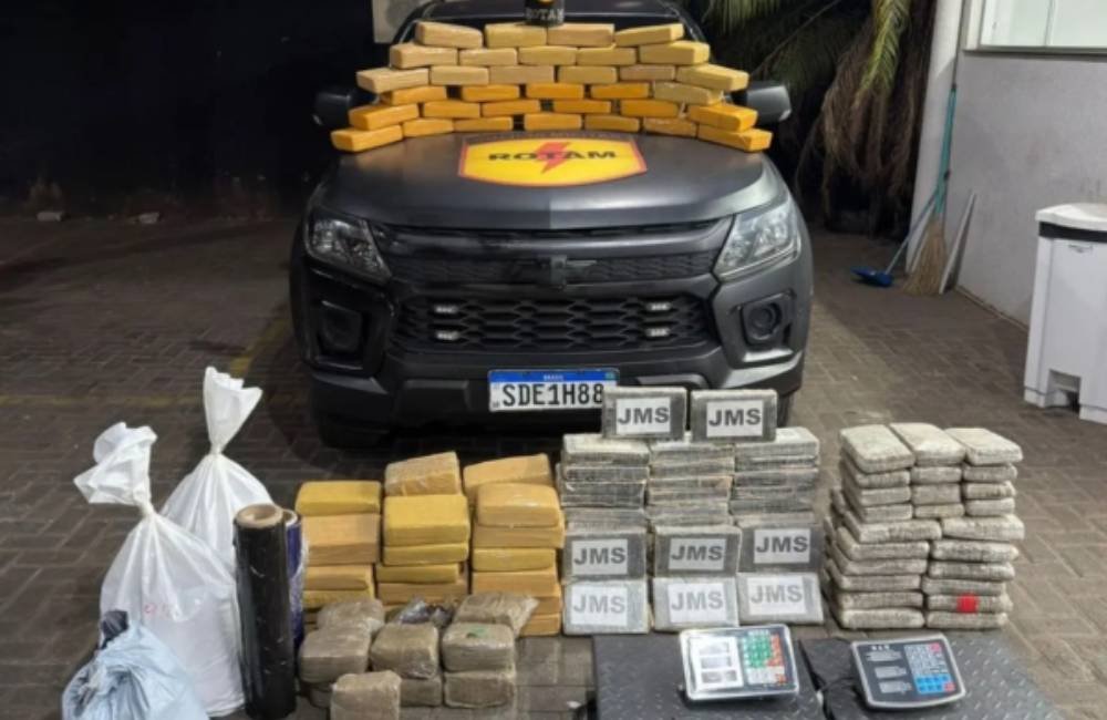 Denúncia anônima ajuda Rotam a apreender quase 200 kg de drogas em Goiás