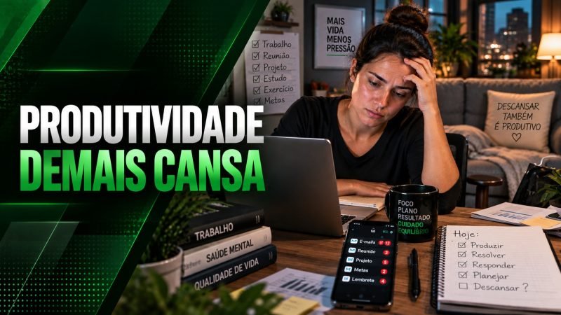 VÍDEO | Produtividade demais também cansa: os efeitos do excesso de cobrança