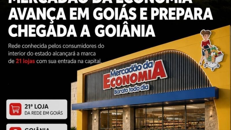 Mercadão da Economia amplia presença em Goiás e prepara chegada a Goiânia